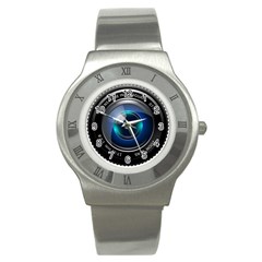 Camera Lens Prime Photography Stainless Steel Watch