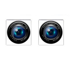 Camera Lens Prime Photography Cufflinks (Square)