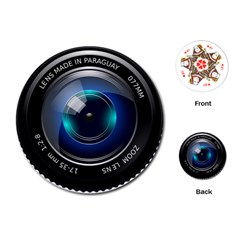 Camera Lens Prime Photography Playing Cards (Round) 