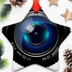 Camera Lens Prime Photography Star Ornament (Two Sides)