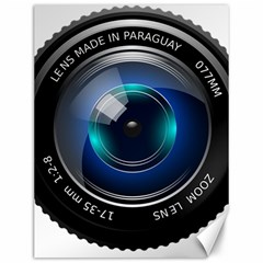 Camera Lens Prime Photography Canvas 12  x 16  