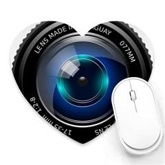 Camera Lens Prime Photography Heart Mousepads