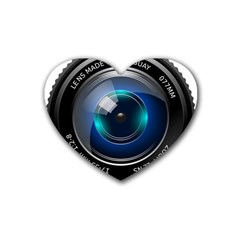 Camera Lens Prime Photography Heart Coaster (4 pack) 