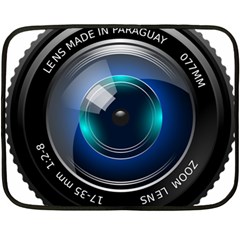 Camera Lens Prime Photography Fleece Blanket (Mini)