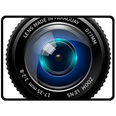 Camera Lens Prime Photography Fleece Blanket (Large) 