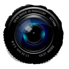 Camera Lens Prime Photography Large 18  Premium Round Cushions