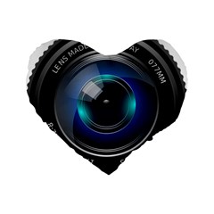 Camera Lens Prime Photography Standard 16  Premium Heart Shape Cushions