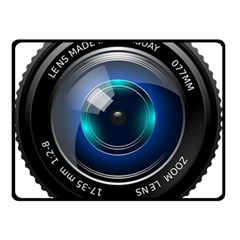 Camera Lens Prime Photography Double Sided Fleece Blanket (Small) 