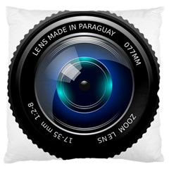 Camera Lens Prime Photography Large Flano Cushion Case (One Side)