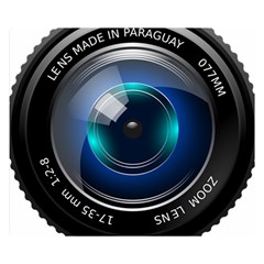 Camera Lens Prime Photography Double Sided Flano Blanket (Small) 