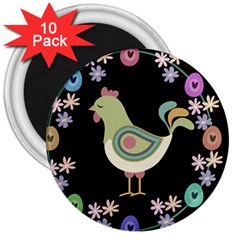 Easter 3  Magnets (10 Pack)  by Valentinaart