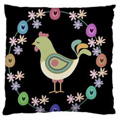 Easter Standard Flano Cushion Case (one Side) by Valentinaart