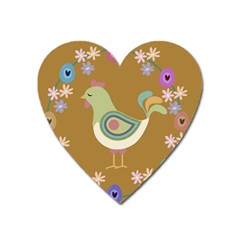 Easter Heart Magnet by Valentinaart