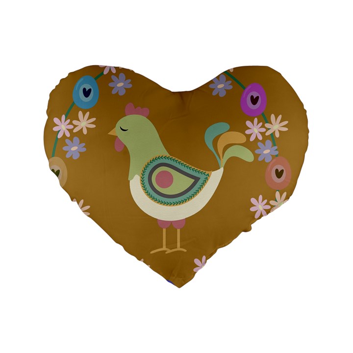 Easter Standard 16  Premium Heart Shape Cushions