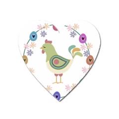 Easter Heart Magnet by Valentinaart