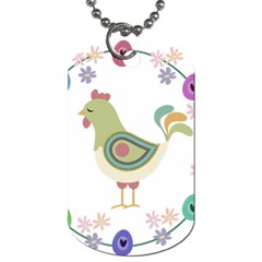 Easter Dog Tag (one Side) by Valentinaart