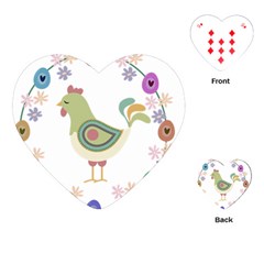 Easter Playing Cards (heart)  by Valentinaart