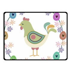 Easter Fleece Blanket (small) by Valentinaart