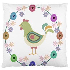 Easter Standard Flano Cushion Case (two Sides) by Valentinaart