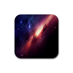 Digital Space Universe Rubber Coaster (Square) 