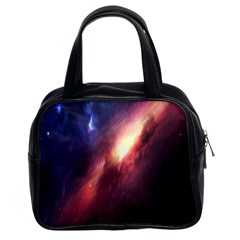 Digital Space Universe Classic Handbags (2 Sides)