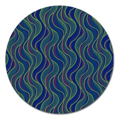 Pattern Magnet 5  (round) by Valentinaart