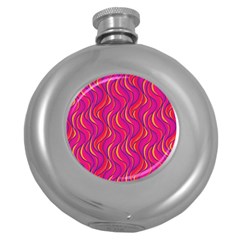 Pattern Round Hip Flask (5 Oz) by Valentinaart