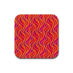 Pattern Rubber Coaster (square)  by Valentinaart