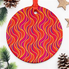 Pattern Round Ornament (two Sides)