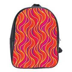 Pattern School Bags (xl)  by Valentinaart