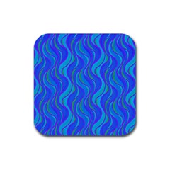 Pattern Rubber Coaster (square)  by Valentinaart