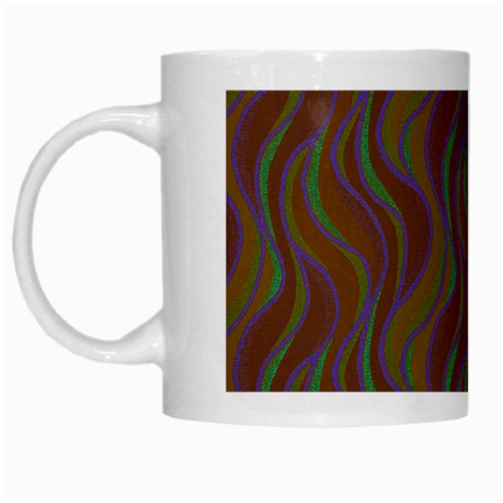 Pattern White Mugs