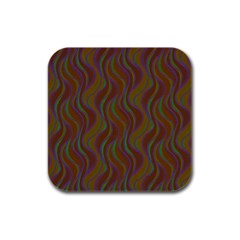 Pattern Rubber Square Coaster (4 Pack)  by Valentinaart