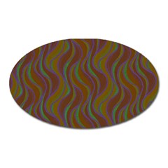 Pattern Oval Magnet by Valentinaart