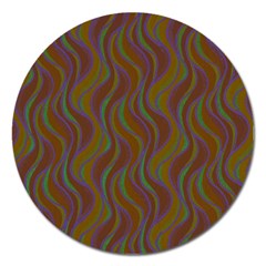 Pattern Magnet 5  (round) by Valentinaart