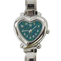 Pattern Heart Italian Charm Watch by Valentinaart