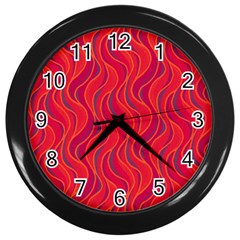 Pattern Wall Clocks (black)