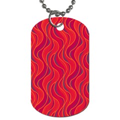 Pattern Dog Tag (one Side) by Valentinaart