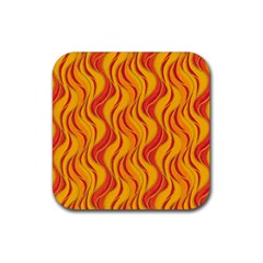 Pattern Rubber Coaster (square)  by Valentinaart