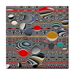 Changing Forms Abstract Tile Coasters by digitaldivadesigns