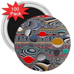 Changing Forms Abstract 3  Magnets (100 Pack) by digitaldivadesigns