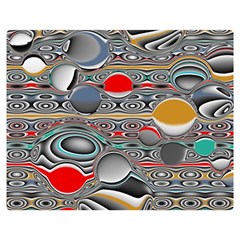 Changing Forms Abstract Double Sided Flano Blanket (medium)  by digitaldivadesigns