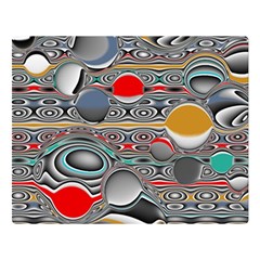 Changing Forms Abstract Double Sided Flano Blanket (large)  by digitaldivadesigns