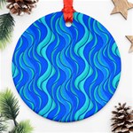 Pattern Round Ornament (Two Sides) Back