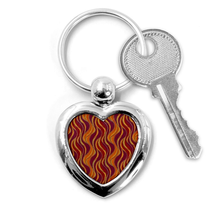 Pattern Key Chains (Heart) 