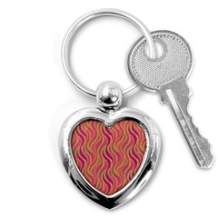 Pattern Key Chains (heart) 