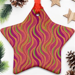 Pattern Star Ornament (two Sides) by Valentinaart