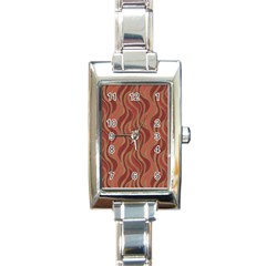 Pattern Rectangle Italian Charm Watch by Valentinaart