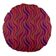 Pattern Large 18  Premium Round Cushions