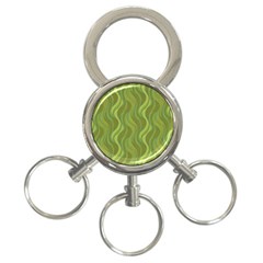 Pattern 3-Ring Key Chains